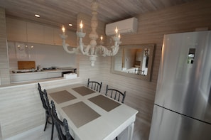 Apartment, 3 Bedrooms | Private kitchen | Fridge, microwave, stovetop, espresso maker - enico.Mt.Fuji peace (Fujikawaguchiko)