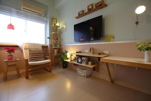 Double Room (Air) | Desk, blackout drapes, soundproofing, free WiFi