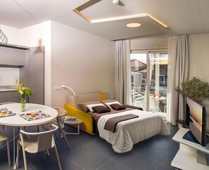 Suite, 2 Bedrooms | Living area | 32-inch Smart TV with digital channels, TV - Ciclope Resort (Aci Castello)