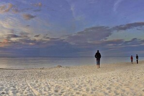 On the beach