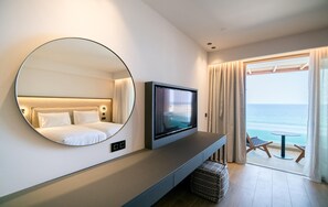 Minibar, in-room safe, soundproofing, free cots/infant beds - Akasha Beach Hotel & Spa (Hersonissos)