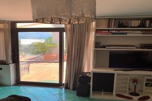 Blick von der Unterkunft