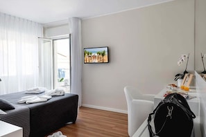 Minibar, in-room safe, desk, blackout curtains