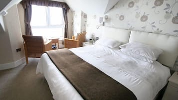 Premium Double or Twin Room, Sea View | Hypo-allergenic bedding, laptop workspace, blackout drapes, free WiFi