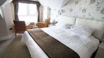 Premium Double or Twin Room, Sea View | Hypo-allergenic bedding, laptop workspace, blackout curtains, free WiFi