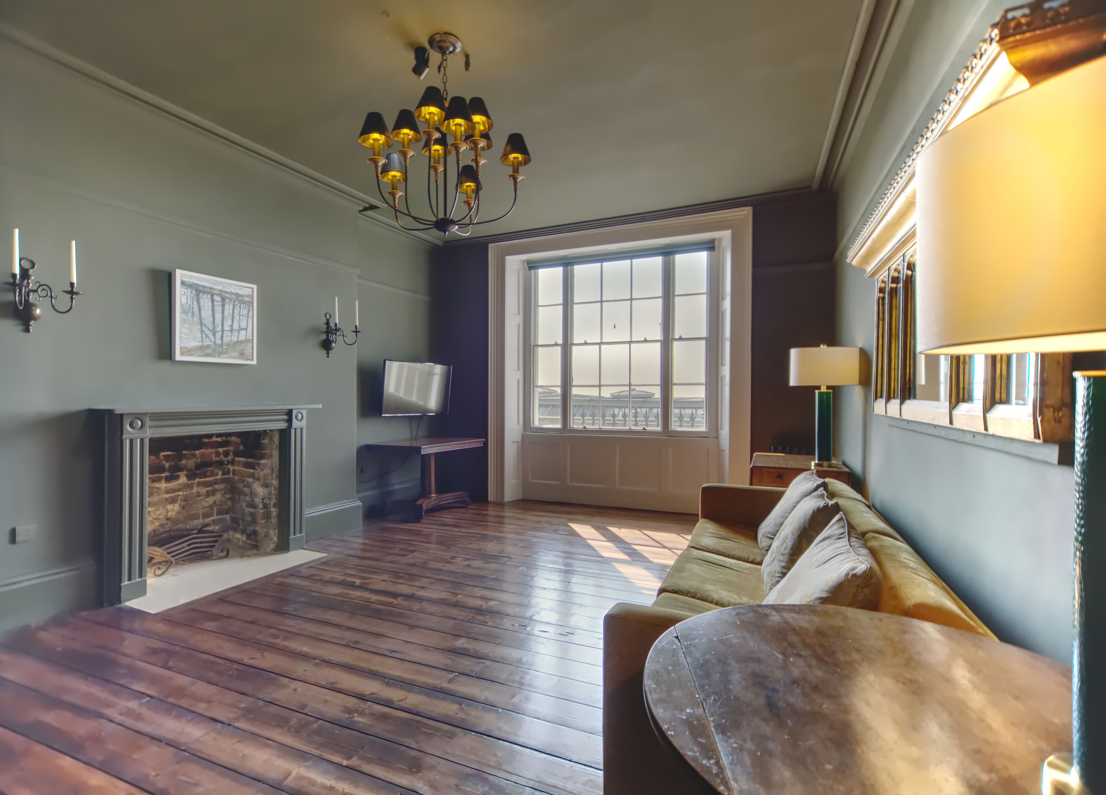 Apartment, 1 Bedroom | Living area | 32-inch flat-screen TV with digital channels, TV