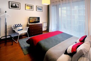 1 dormitorio, tabla de planchar con plancha, wifi gratis