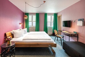 Kamar Double, 1 Tempat Tidur Queen, Bebas Asap Rokok | Seprai antialergi dan didekorasi berbeda-beda