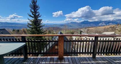 Chalet cosy 6 pers. Ă Saint-Michel-de-Chaillol - balcon sud, 3 chambres, animaux admis