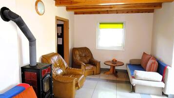 TV connectée, cheminée