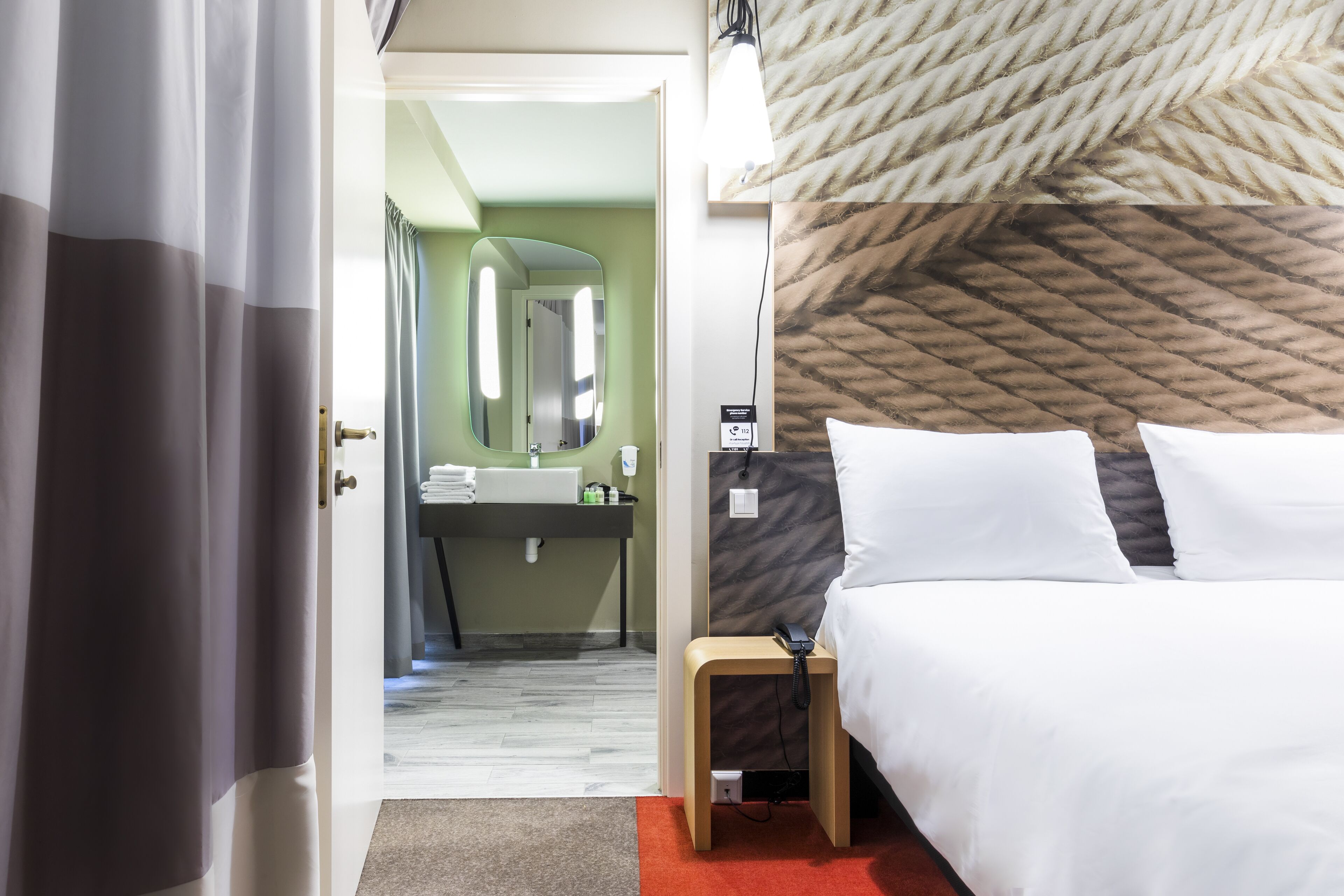 premium double room, 1 double bed with sofa bed | in-room safe, desk, blackout curtains, soundproofing