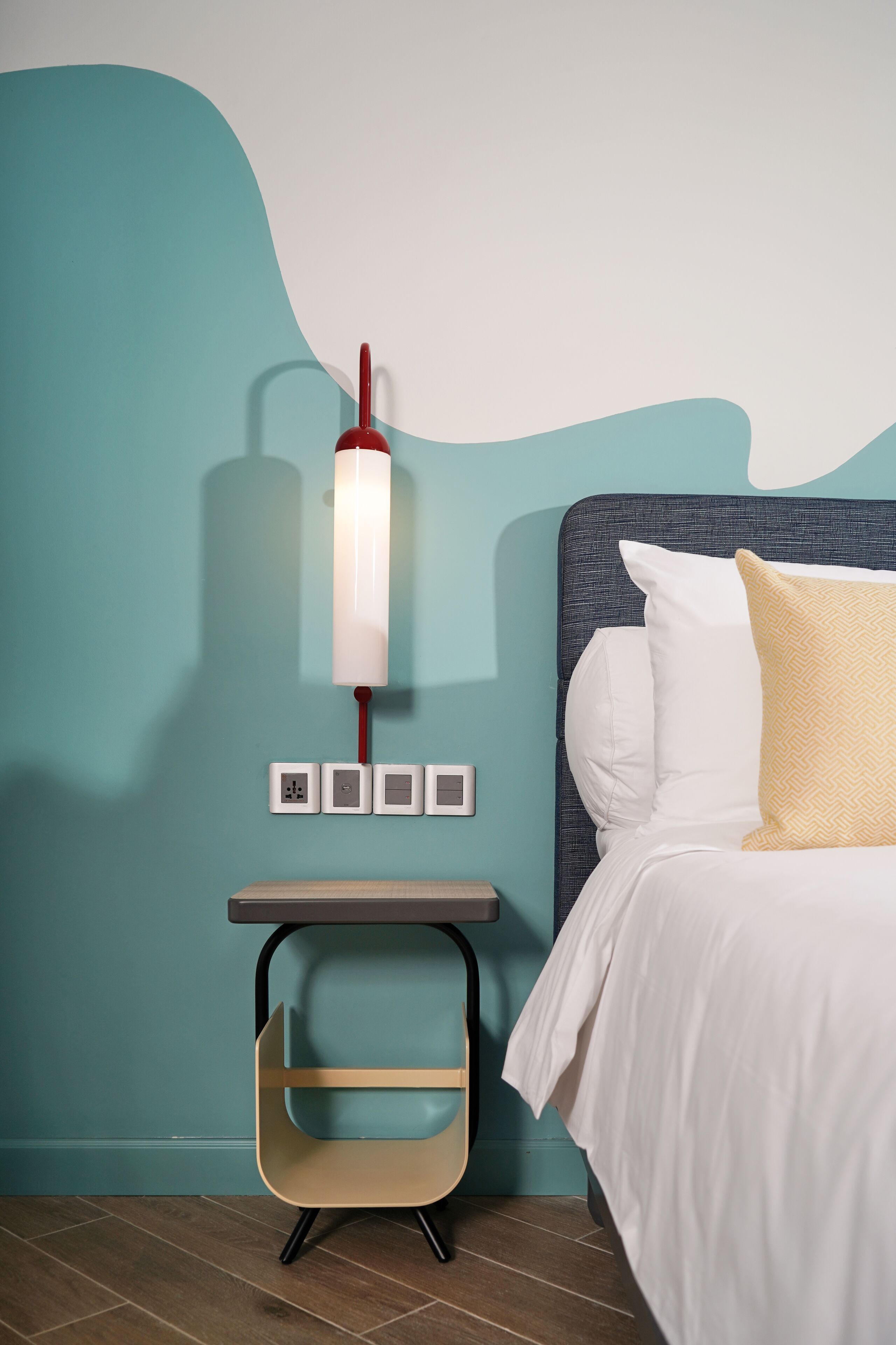 Ropa de cama de alta calidad y minibar 