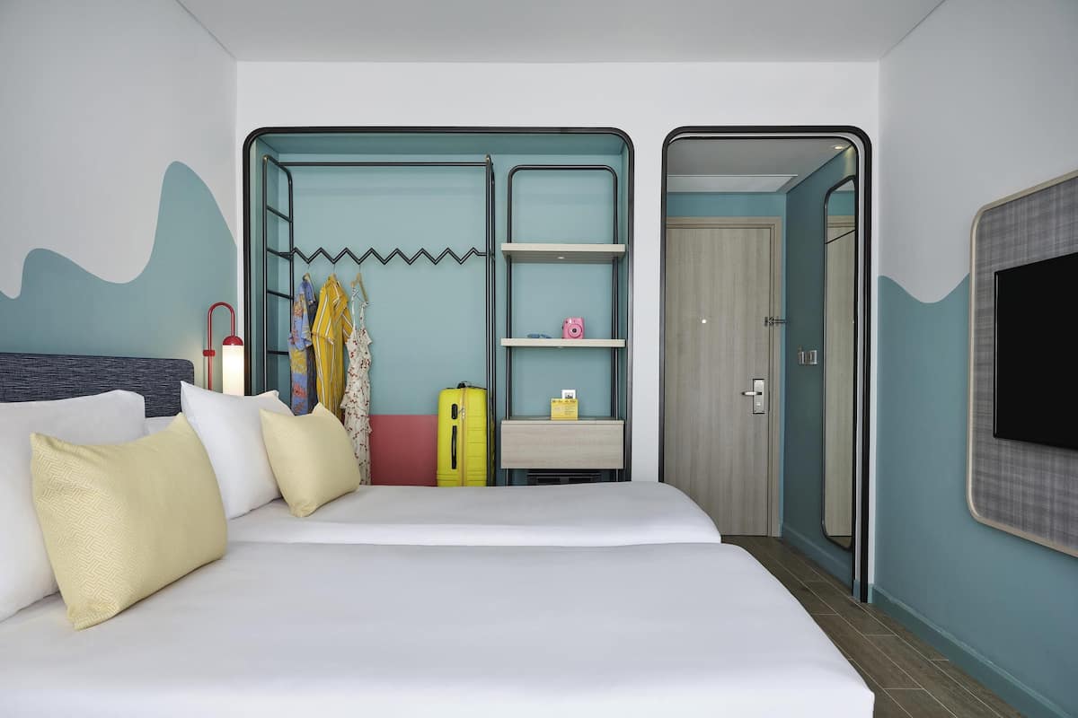 Ropa de cama de alta calidad y minibar