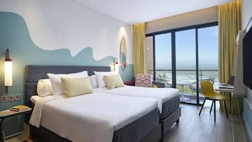Premium bedding, minibar, in-room safe, desk