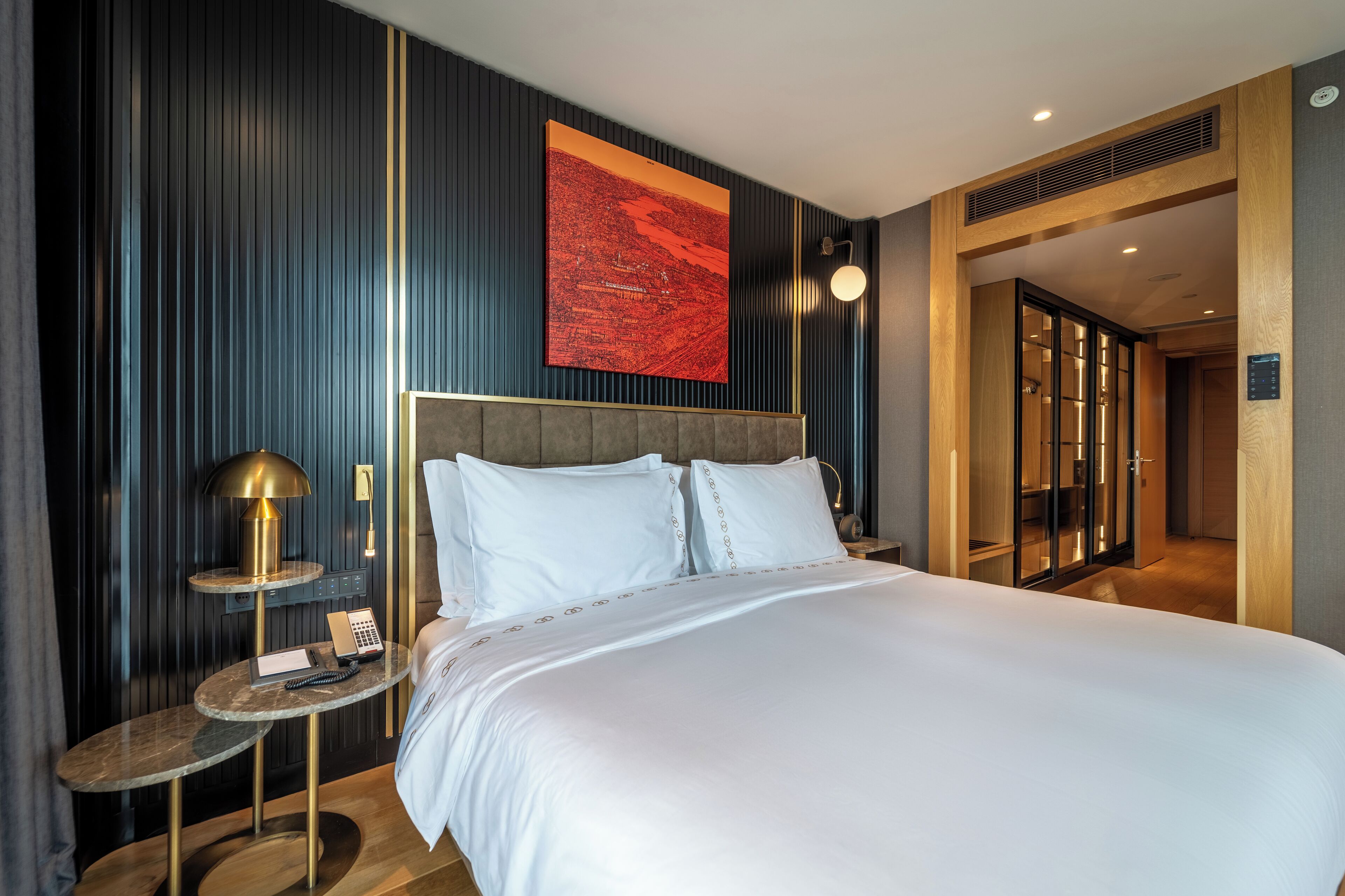 signature suite, 1 bedroom, terrace (bosphorus view, club millesime access) | minibar, in-room safe, desk, laptop workspace