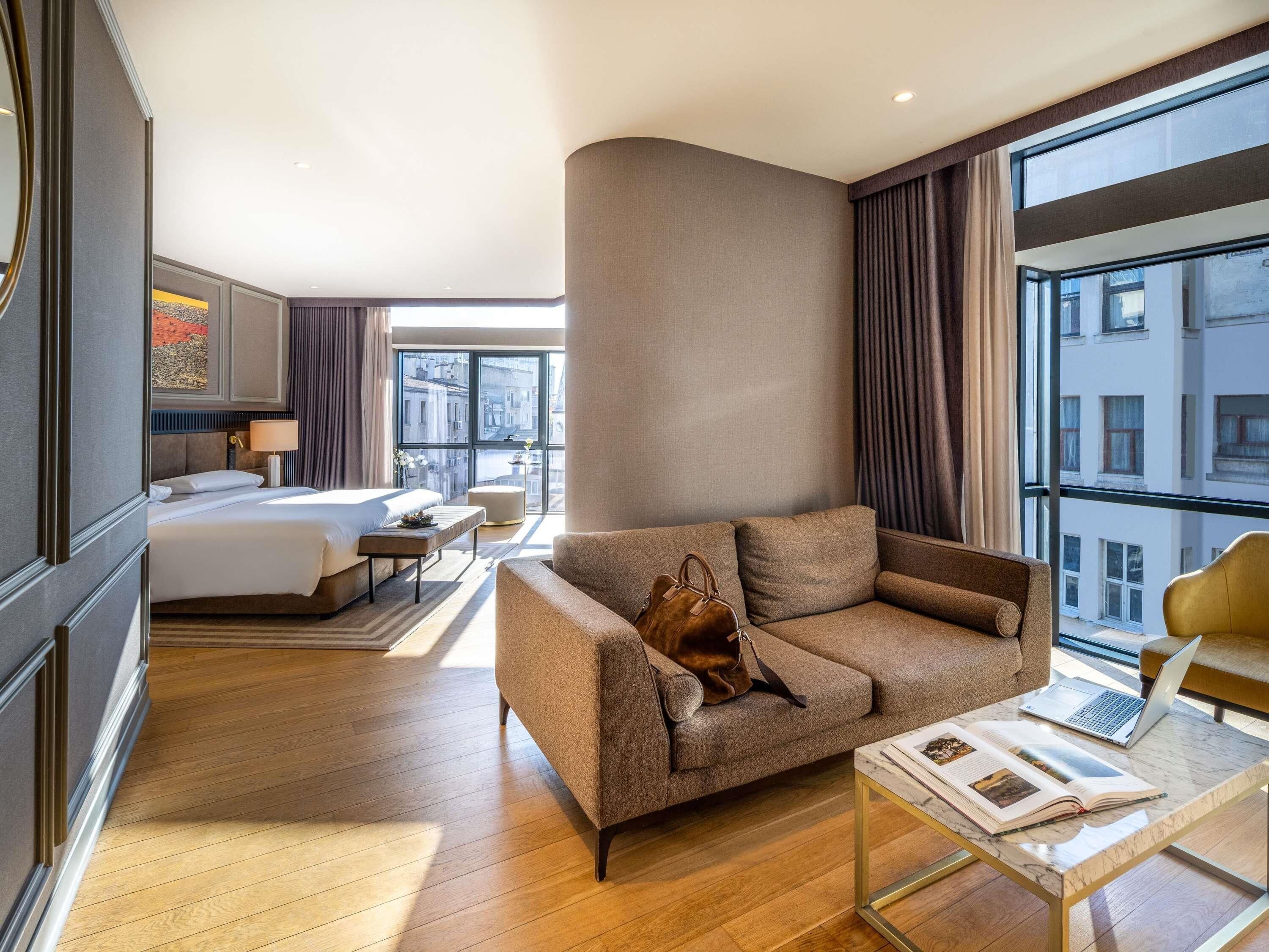 Junior Suite, 1 King Bed (Club Millesime Access) | Minibar, in-room safe, desk, laptop workspace