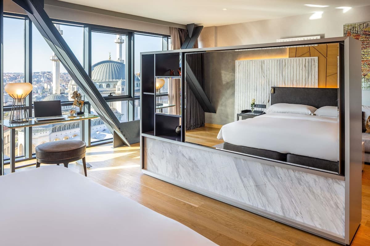 Signature Suite, 1 King Bed (Taksim Sq.View, Club Millesime Access) | Minibar, in-room safe, desk, laptop workspace
