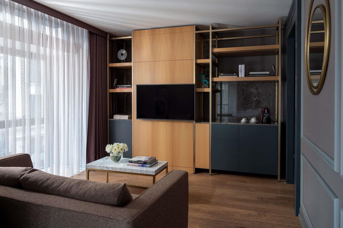 Junior Suite, 1 King Bed (Club Millesime Access) | Minibar, in-room safe, desk, laptop workspace