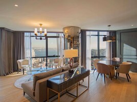 Minibar, in-room safe, desk, laptop workspace