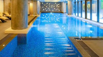 Indoor pool, seasonal outdoor pool