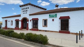 Façana frontal de l'allotjament