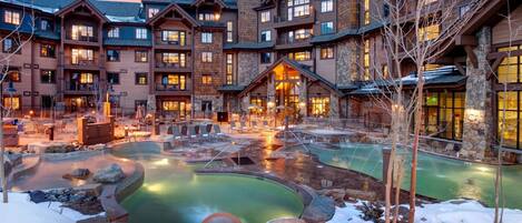 Indoor pool, outdoor pool