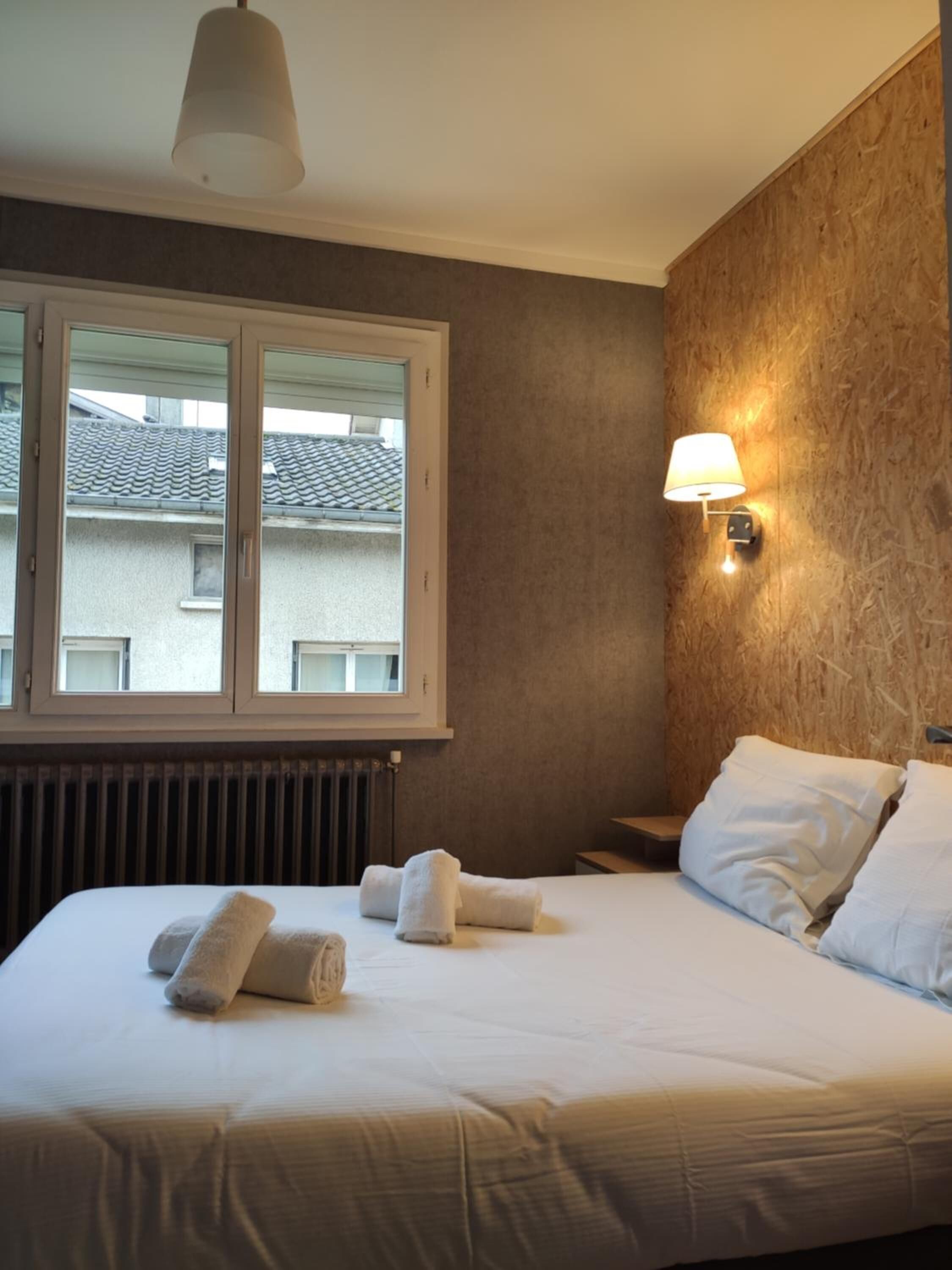 Individually decorated, individually furnished, desk, iron/ironing board