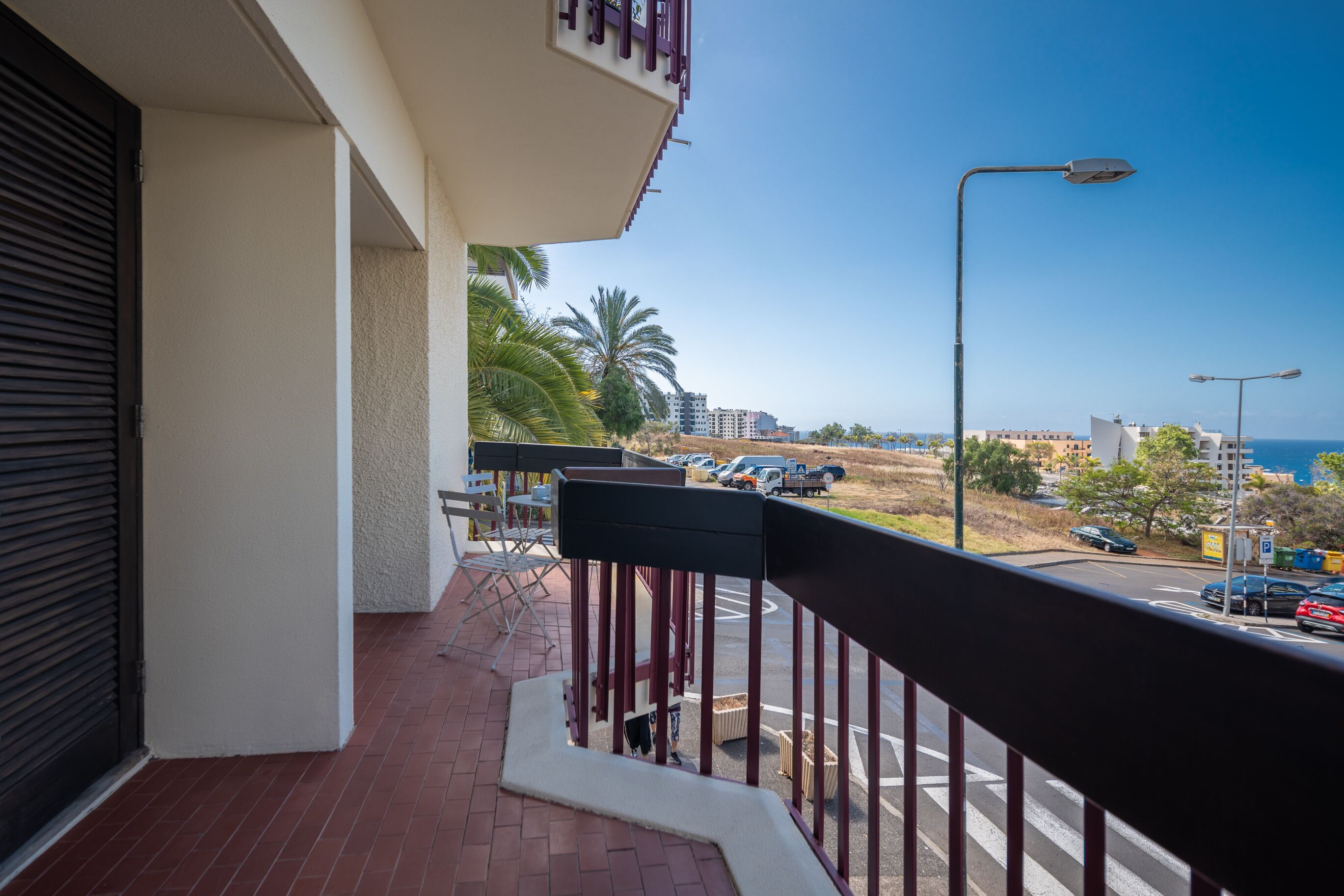 Appartement, 2 slaapkamers, balkon, uitzicht op zee | Terras