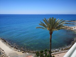 Vue sur la plage ou l’océan