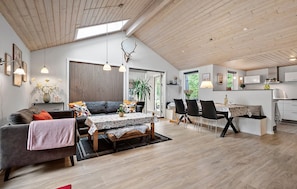 TV, DVD player, foosball, table tennis
