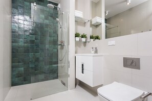 Comfort-Studiosuite (Zablocie - 104A) | Badezimmer