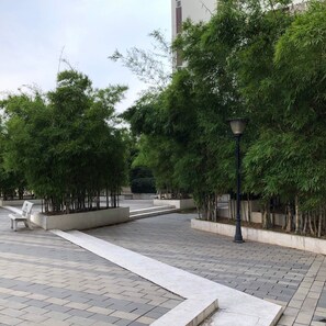 Overnatningsstedets område