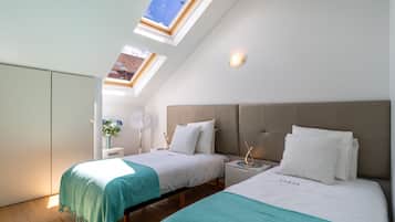 2 chambres, literie hypoallergénique, décoration personnalisée