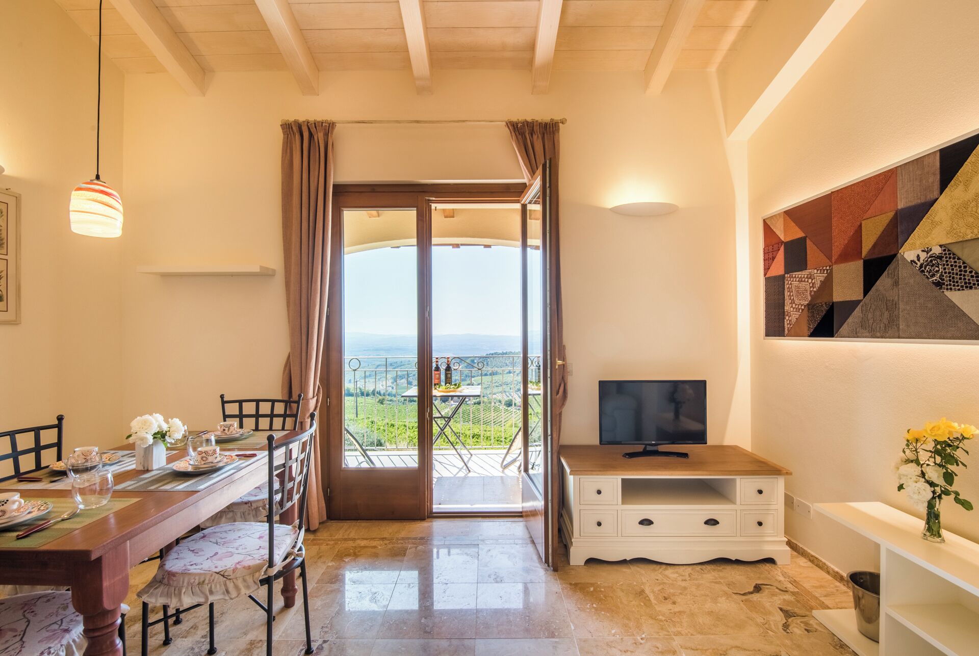 Appartement Panoramique | Coin séjour | Télévision à écran plat