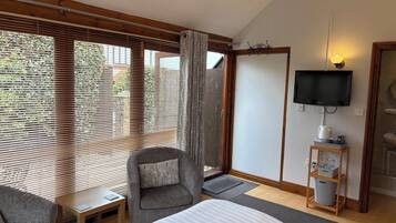 Deluxe Studio | Living area | Flat-screen TV