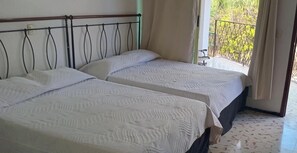 Down comforters, desk, free WiFi, bed sheets