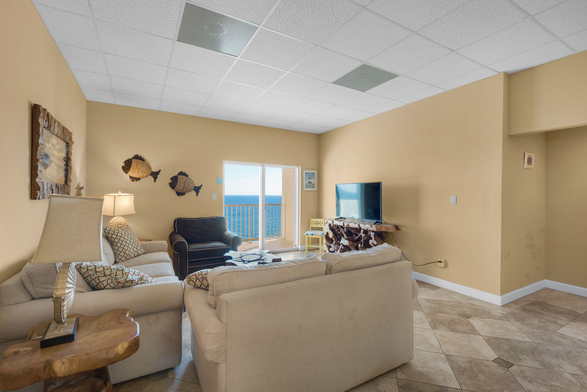 Gulf Front~Top Floor Balcony~3BR Sans Souci 706