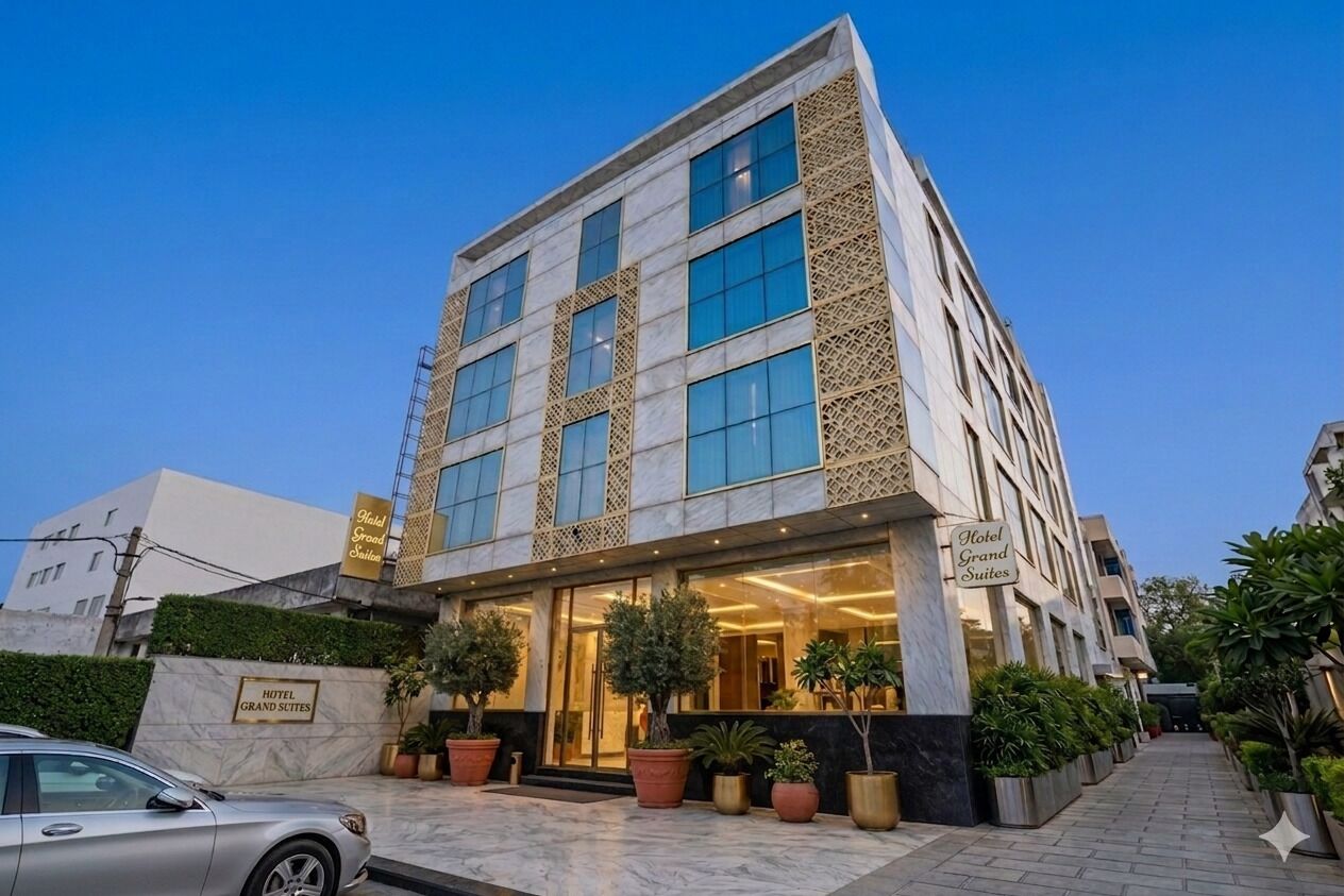 Konaklama yerinin ön cephesi