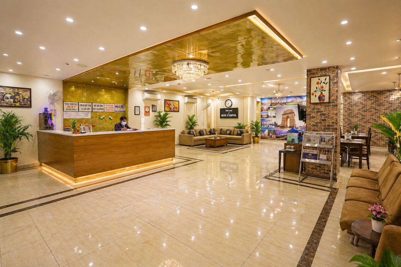 Quầy tiếp tân