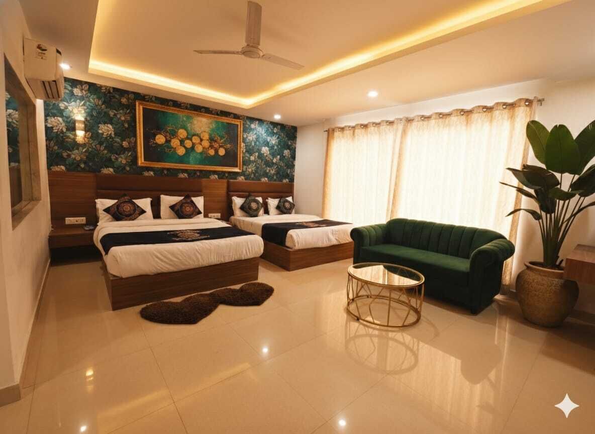 Quadruple Room, 1 Bedroom | Desk, soundproofing, iron/ironing board, free WiFi