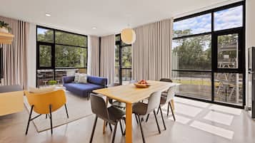Two Bedroom Apartment | 1 bedroom, premium bedding, in-room safe, individually decorated