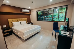 디럭스 싱글룸 | 책상, 노트북 작업 공간, 암막 커튼, 무료 WiFi