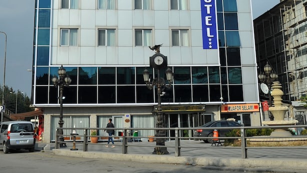 A modern hotel building with a prominent sign reading "Lion City Hotel Ankara." - Lion City Hotel Ankara (Ankara)