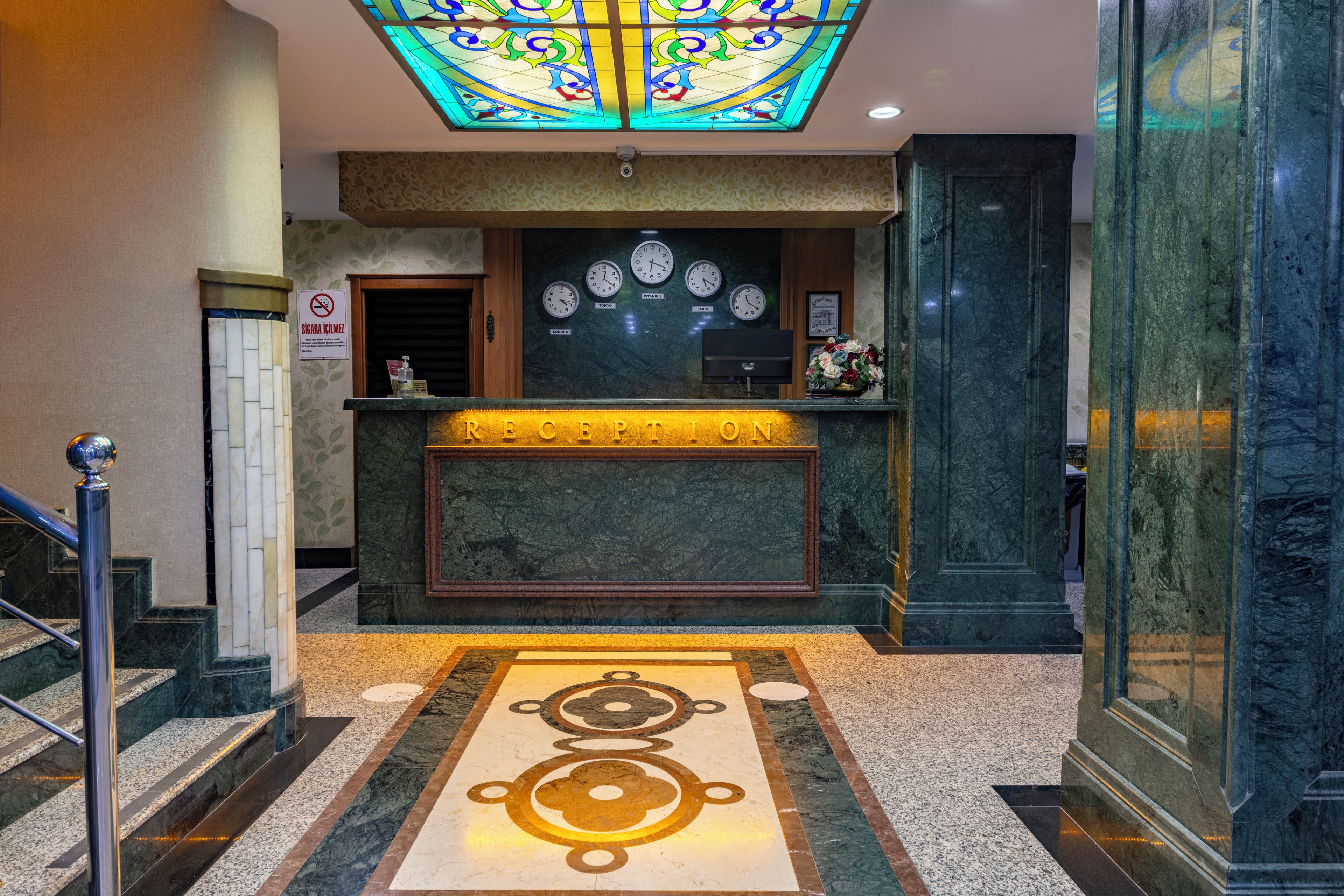 Interior entrance