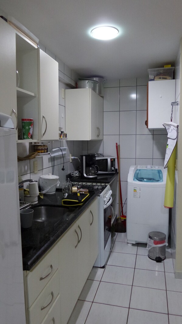 Private kitchen - Flat with extraordinary view (Ponta Negra)