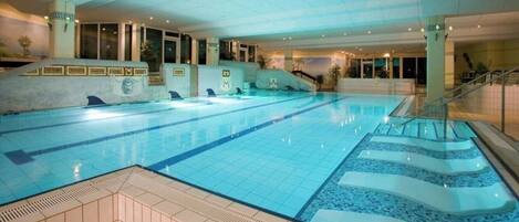 Indoor pool, outdoor pool