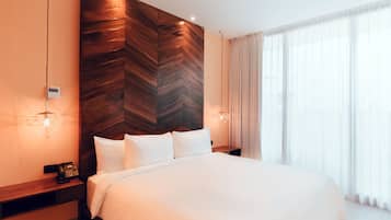 In-room safe, blackout drapes, soundproofing, iron/ironing board