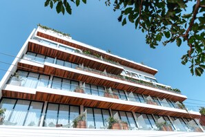 Voorkant van accommodatie