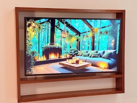 43-centimeters LED-tv med kabelkanaler, tv