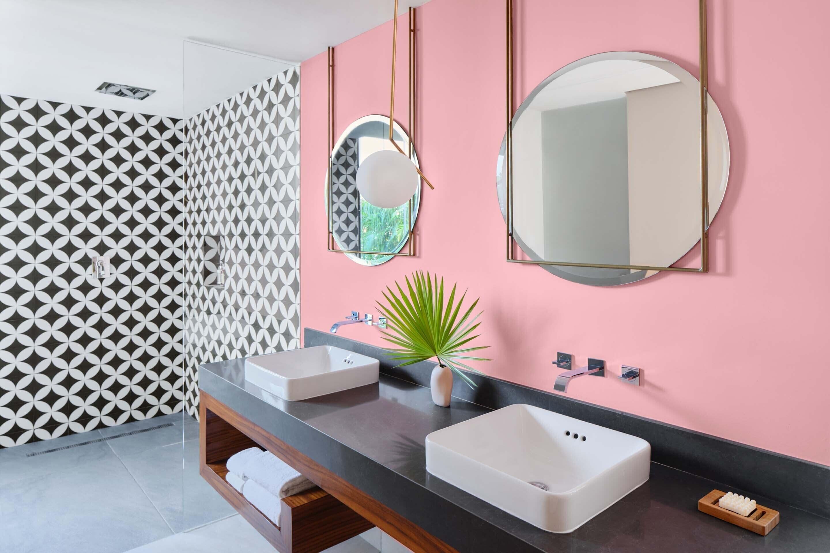 shower, rainfall showerhead, hair dryer, towels